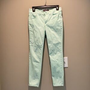 Gloria Vanderbilt Light Green Straight Leg Jeans